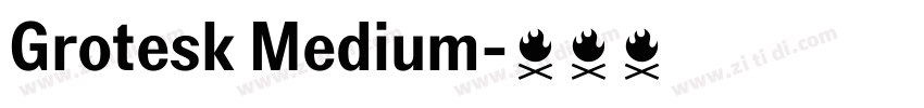 Grotesk Medium字体转换 Grotesk Medium字体转换